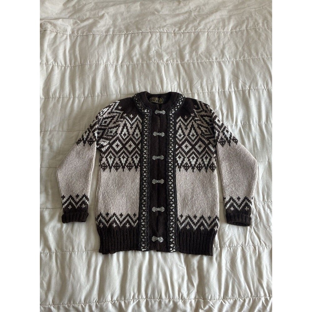 Vintage Nordstrikk Knit Wool cardigan Sweater Lady’s small